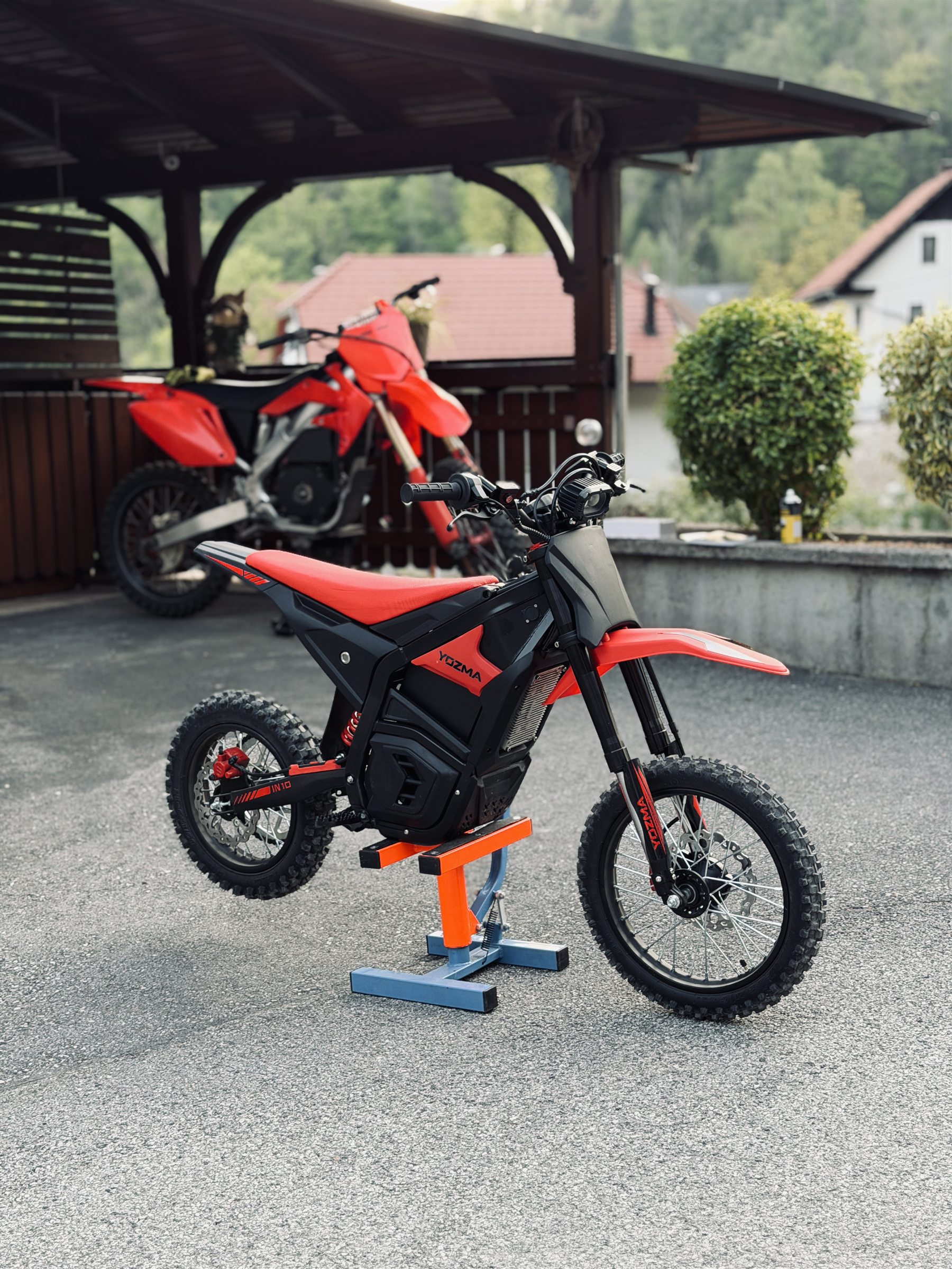 Yozma IN10 electric dirt bike in the FrayerRides test fleet